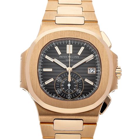 patek philippe rose gold nautilus 5980/1r-001|patek philippe nautilus full diamond.